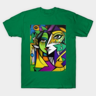 Cubism in the style of Picasso T-Shirt